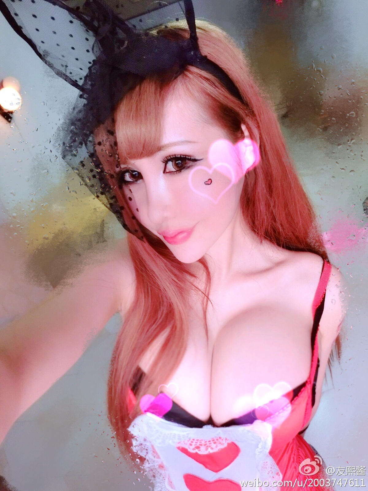 G罩美胸 火爆的辣子 友熙酱 微博自拍破解私密图片 3